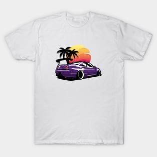 Purple Skyline R33 GTR T-Shirt